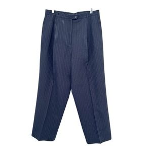 COUNTRY ROAD NAVY PINSTRIPE WOOL SUIT PANTS